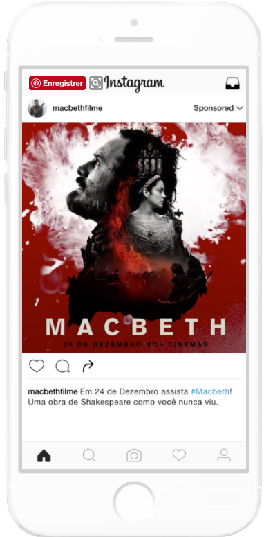 campagne video Macbeth Instagram